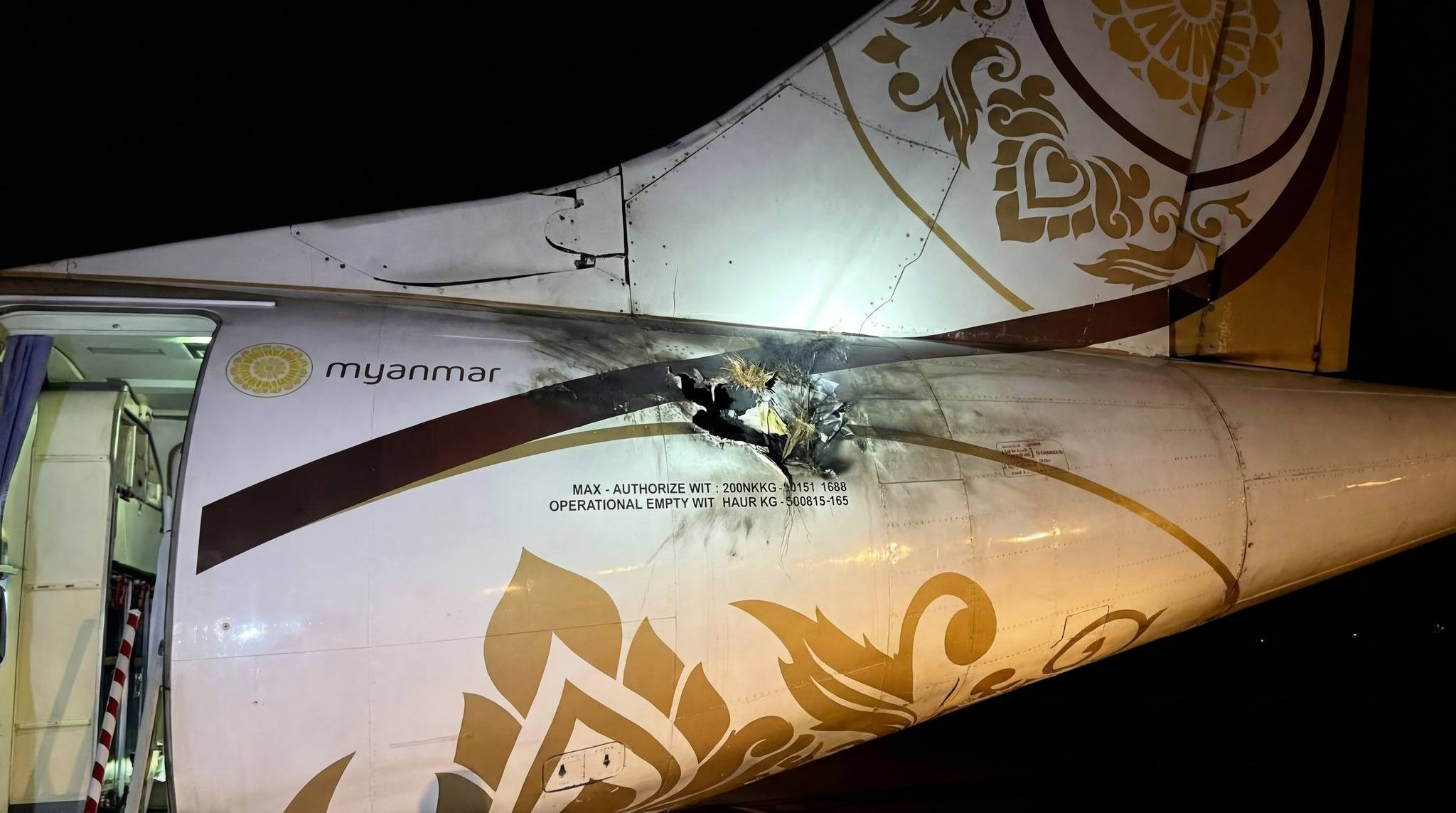 Drop Bomb Hits Passenger Plane at Myitkyina Airport; KIA’s Future Outlook