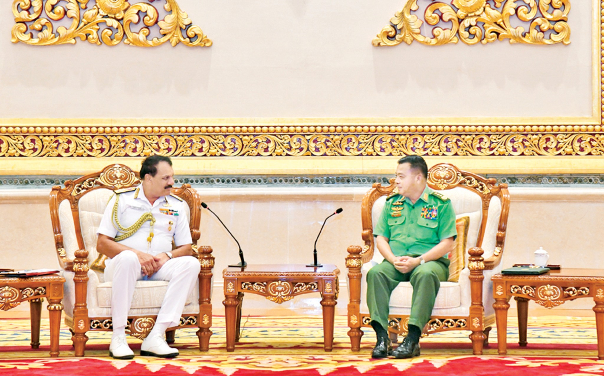 Indian Military and Myanmar Junta Meet